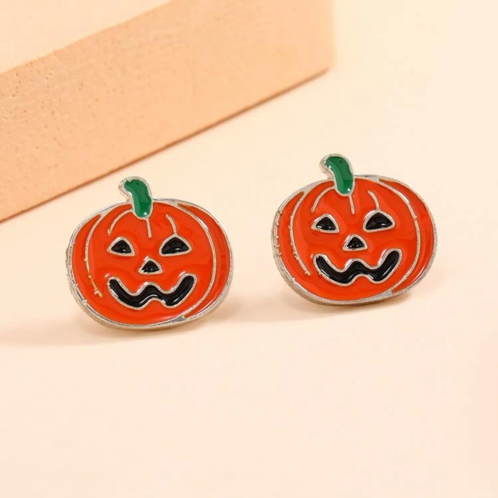 Pumpkin earrings